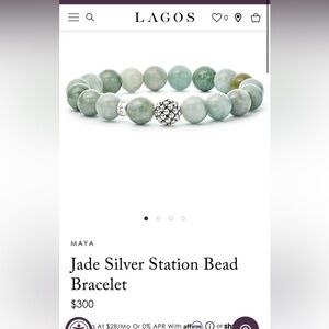 LAGOS Jade bracelet